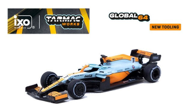 Tarmac Works - 2021 Daniel Ricciardo MCL35M - Monaco F1 Grand Prix Gulf Livery