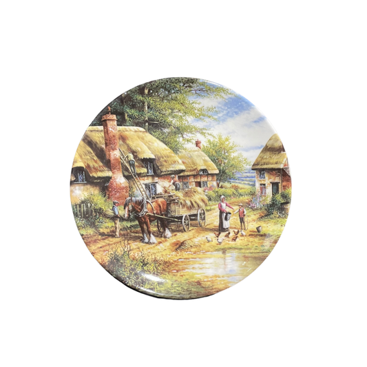 Wedgwood Country Days 'Mending the Thatch' Collectible Plate - 20.5cm