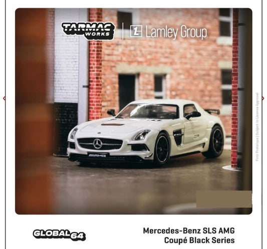 Tarmac Works - Mercedes-Benz SLS AMG Coupe Black Series - White Metallic