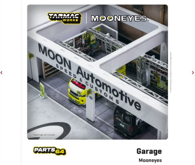 Tarmac Works - Pit Garage - Mooneyes (Cars Not Included) - 1:64 Scale