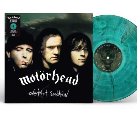 NEW - Motörhead, Overnight Sensation (Green/Black) LP