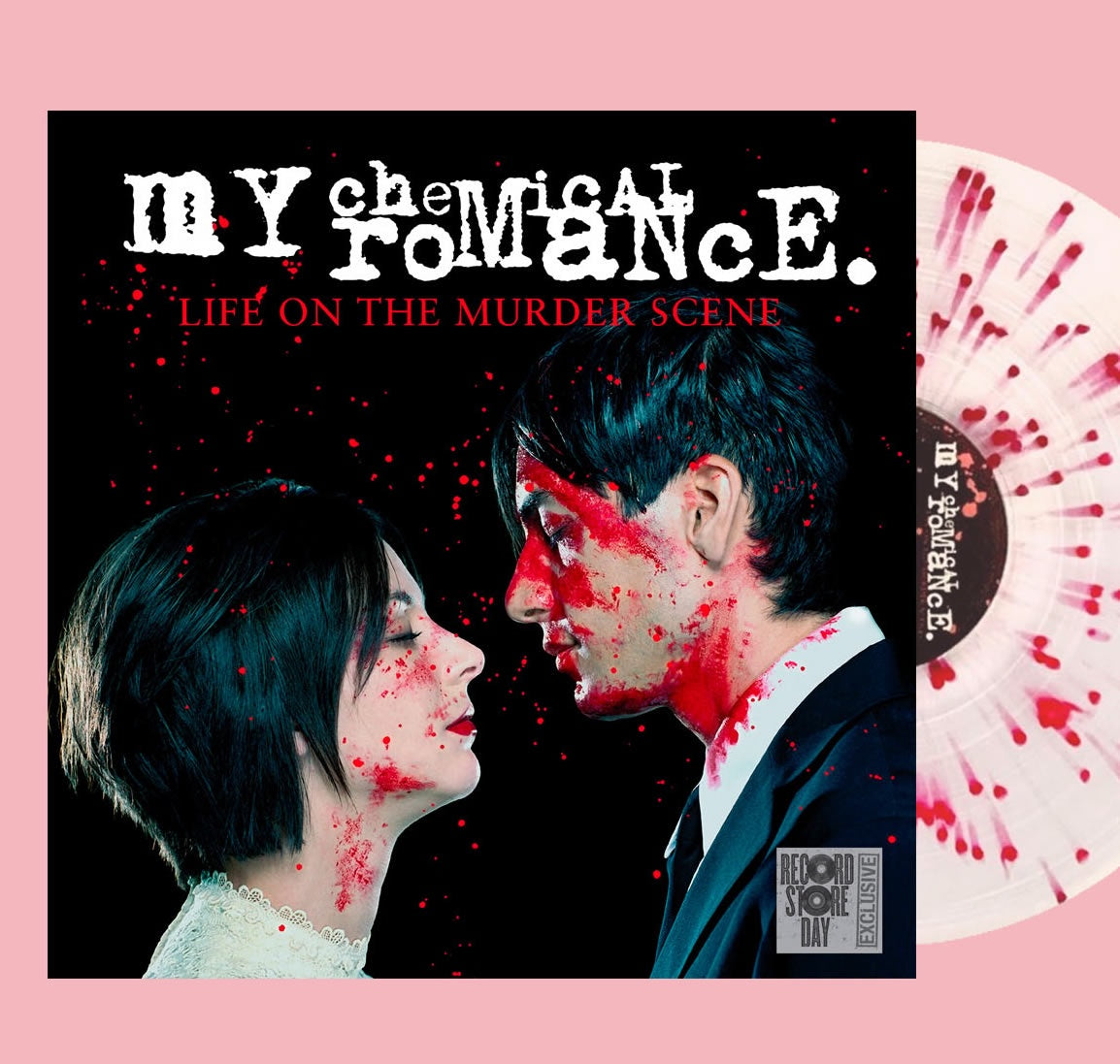 NEW - My Chemical Romance, Life On The Murder Scene (Clear/ Red) LP