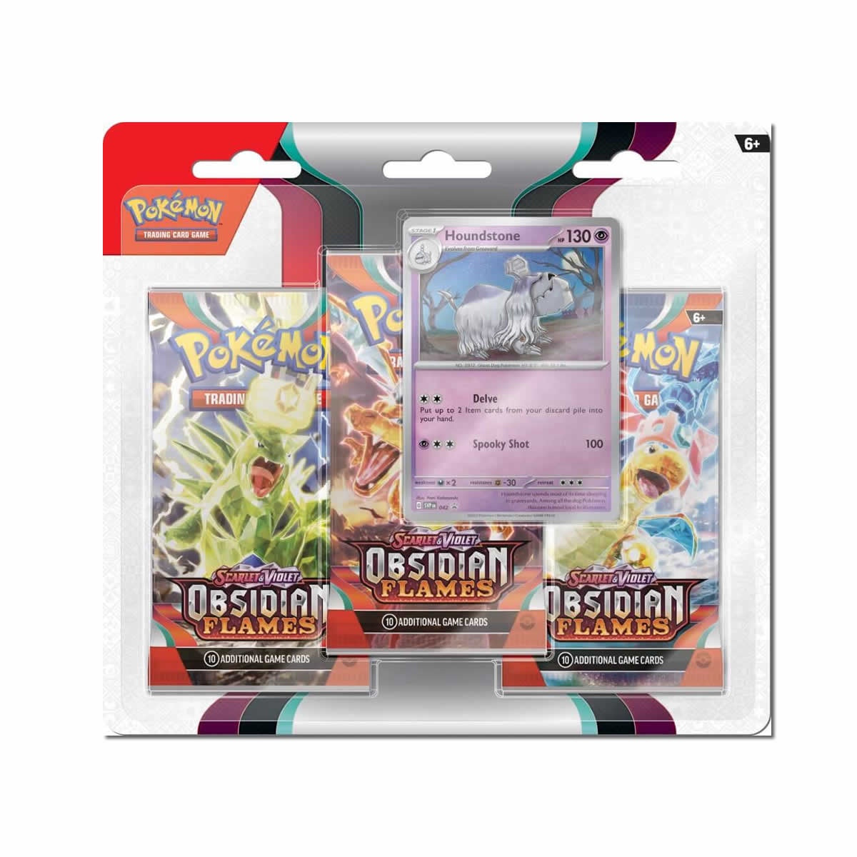 Pokemon TCG: Scarlet & Violet: Obsidian Flames 3 Booster - Houndstone