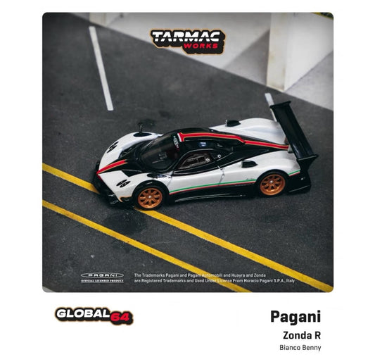 Tarmac Works - Pagani Zonda R Cinque - Bianco Benny