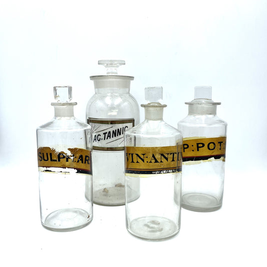 Vintage Apothecary Bottles