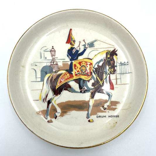 Wade Queen Elizabeth II Drum Horse Pompey Dish - 12cm