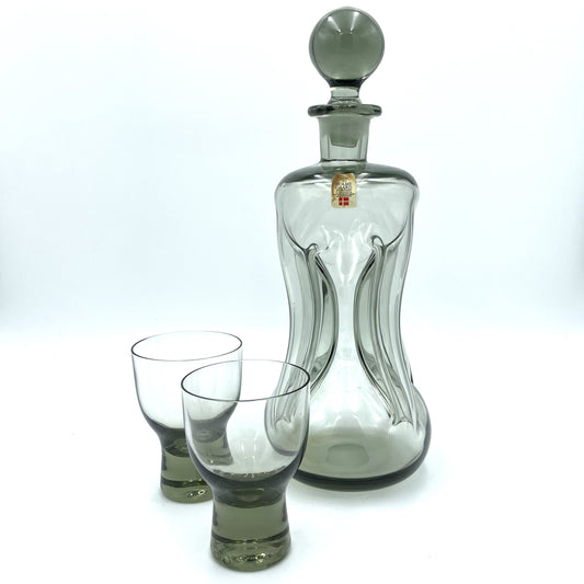 Holmegaard Kluk Kluk Bottle with Two Cups - 18cm