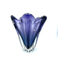 Large Purple Art Glass Vase - 25cm
