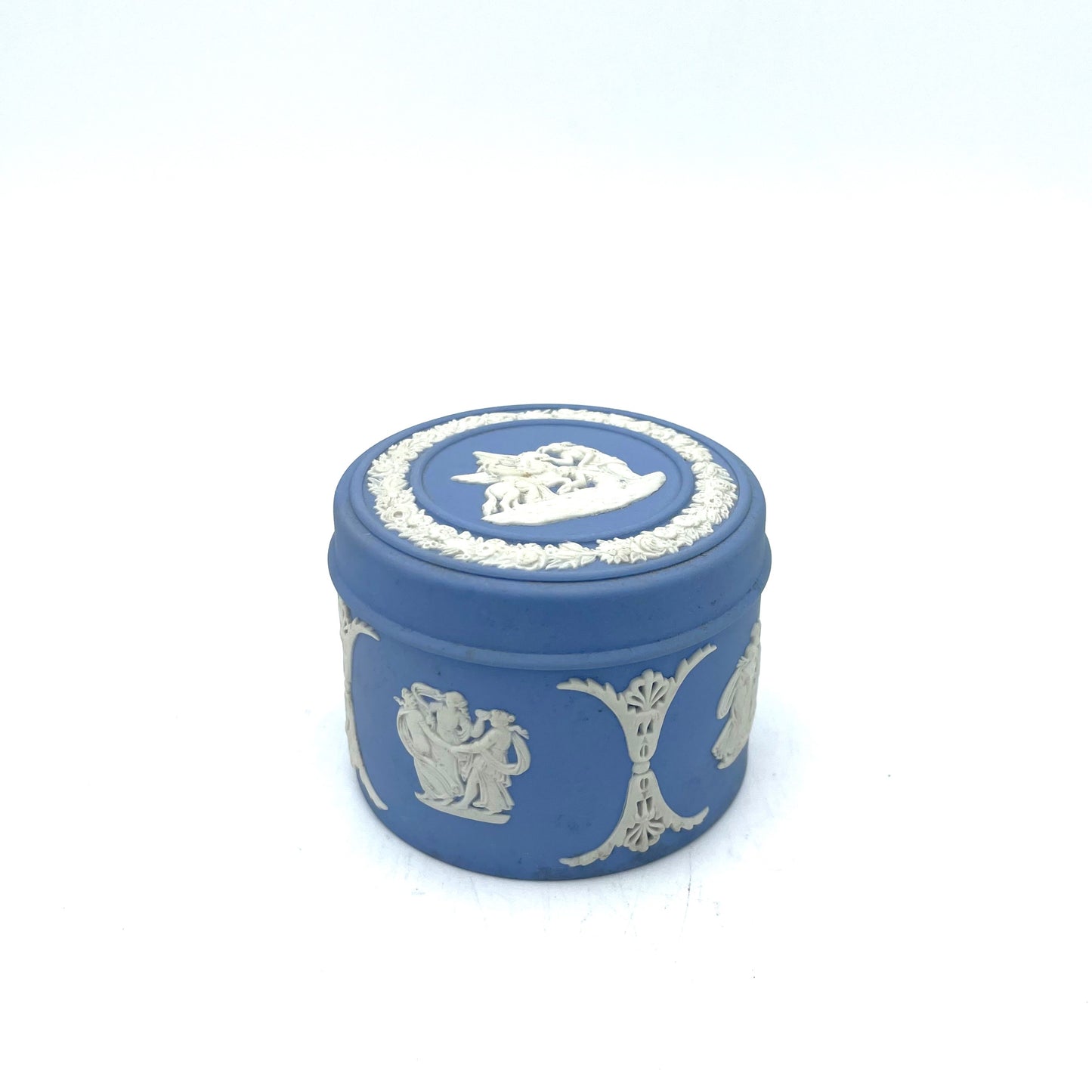 Blue Wedgwood Salt/Pin Dish - 7cm