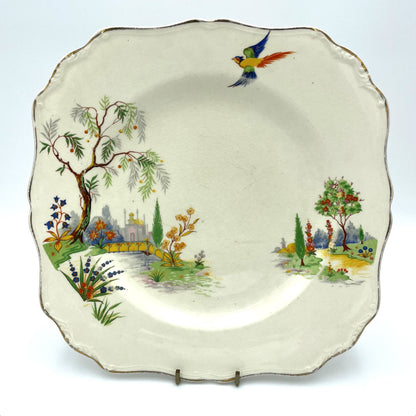 J&G Meakin 'Persian Garden' Square Plate - 24cm