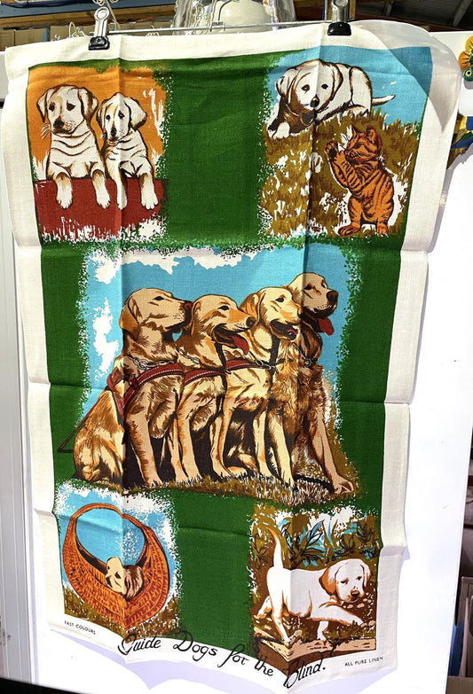 Guide Dogs For The Blind Tea Towel