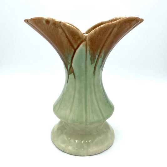 Diana Ware Pink & Green Pottery Vase - 20cm