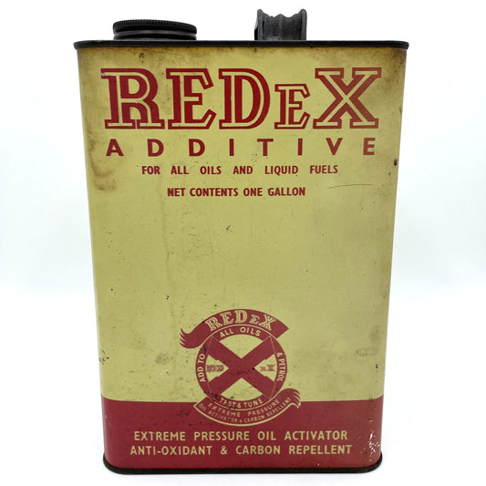 Vintage Redex Oil/Fuel Tin - 24cm