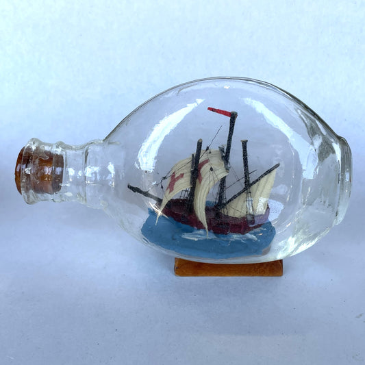 Ship in Bottle - 13cm