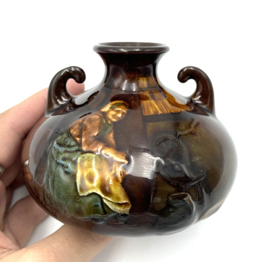 Royal Doulton Kingsware Miniature Vase - 8cm