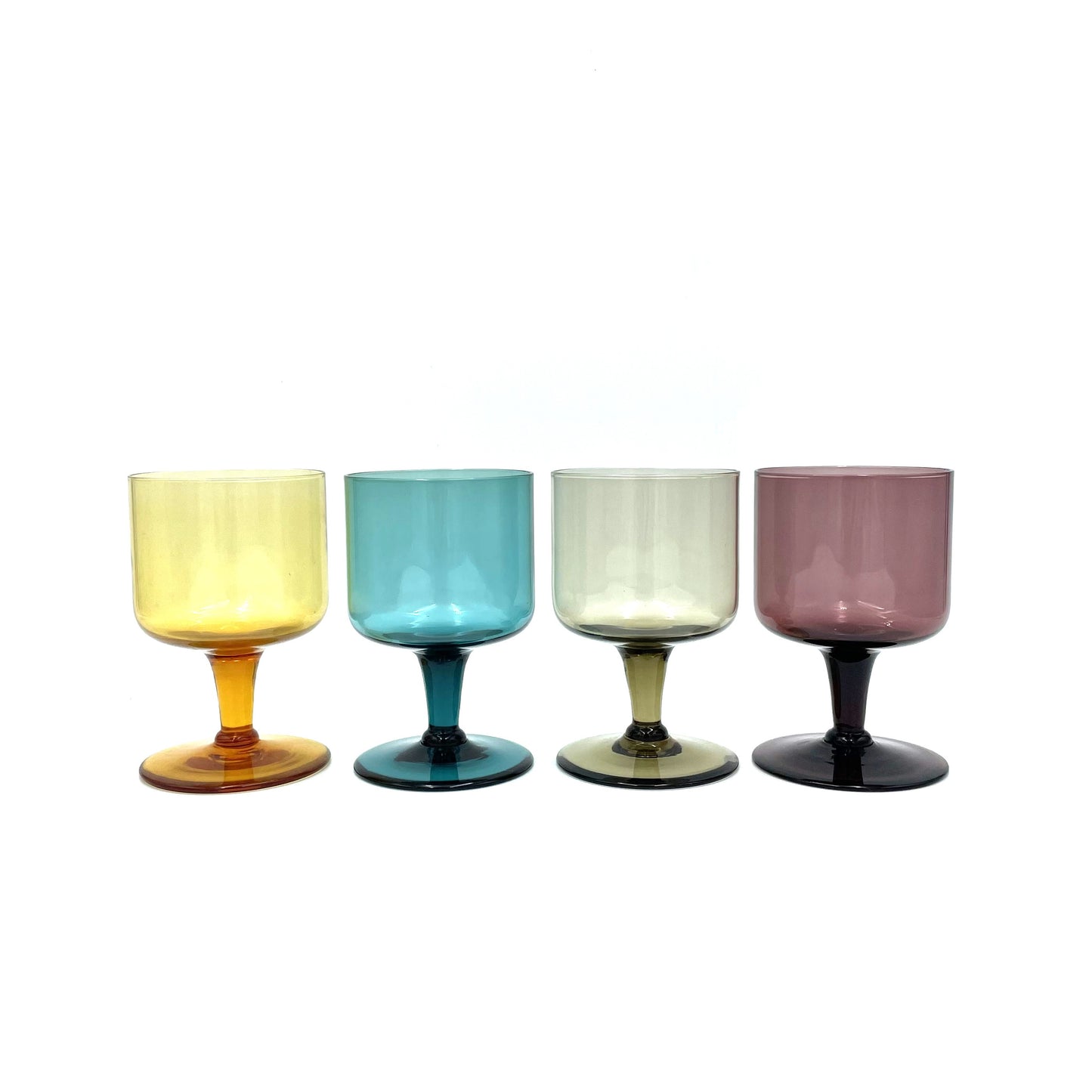 Set of 4 Harlequin Glasses - 10cm