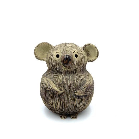 Janet Regan Aus Pottery Koala Money Box - 11cm