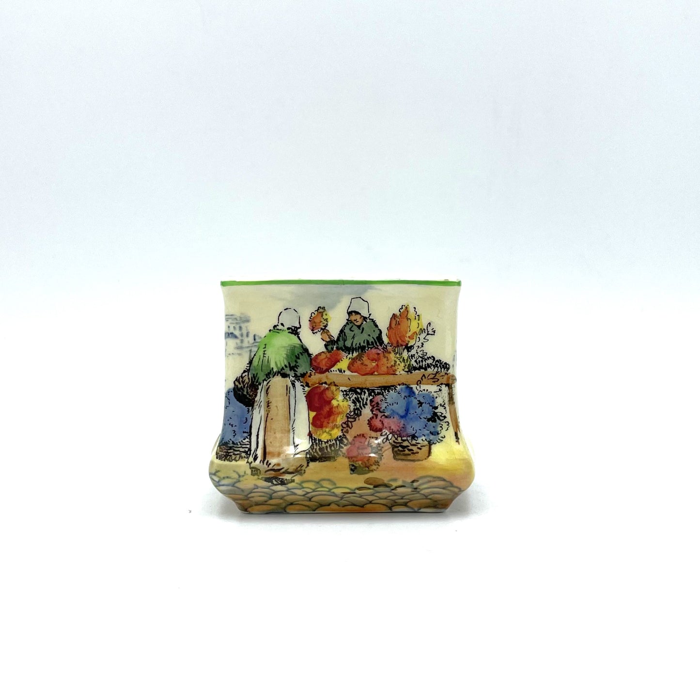 Royal Doulton Dutch 'Flower Market' D4785 Sugar Pot - 6cm