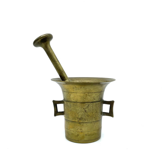 Brass Mortar & Pestle - 10cm