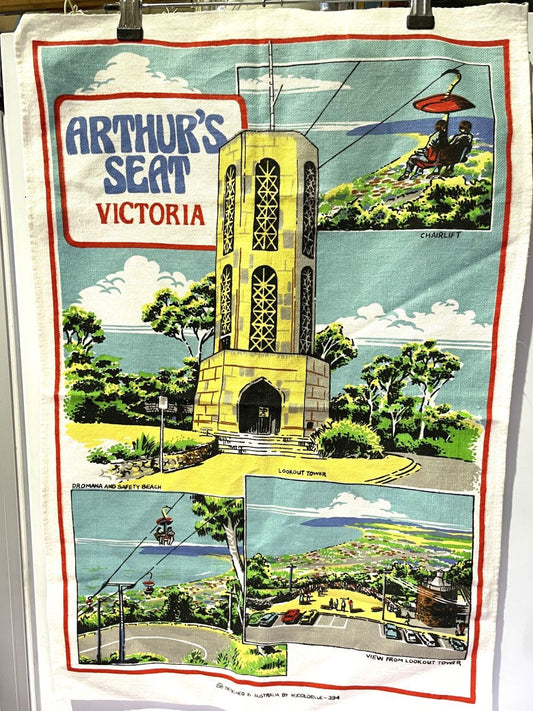 Arthur's Seat Victoria Tea Towel