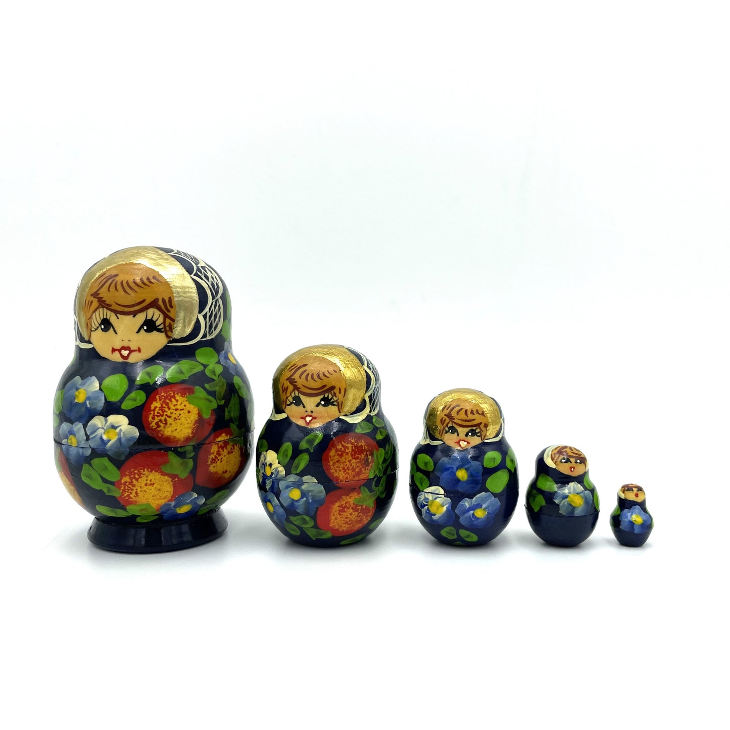 Set of 5 Nesting Dolls - 8cm