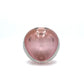 Round Pink Studio Art Glass Bubbled Vase - 9cm
