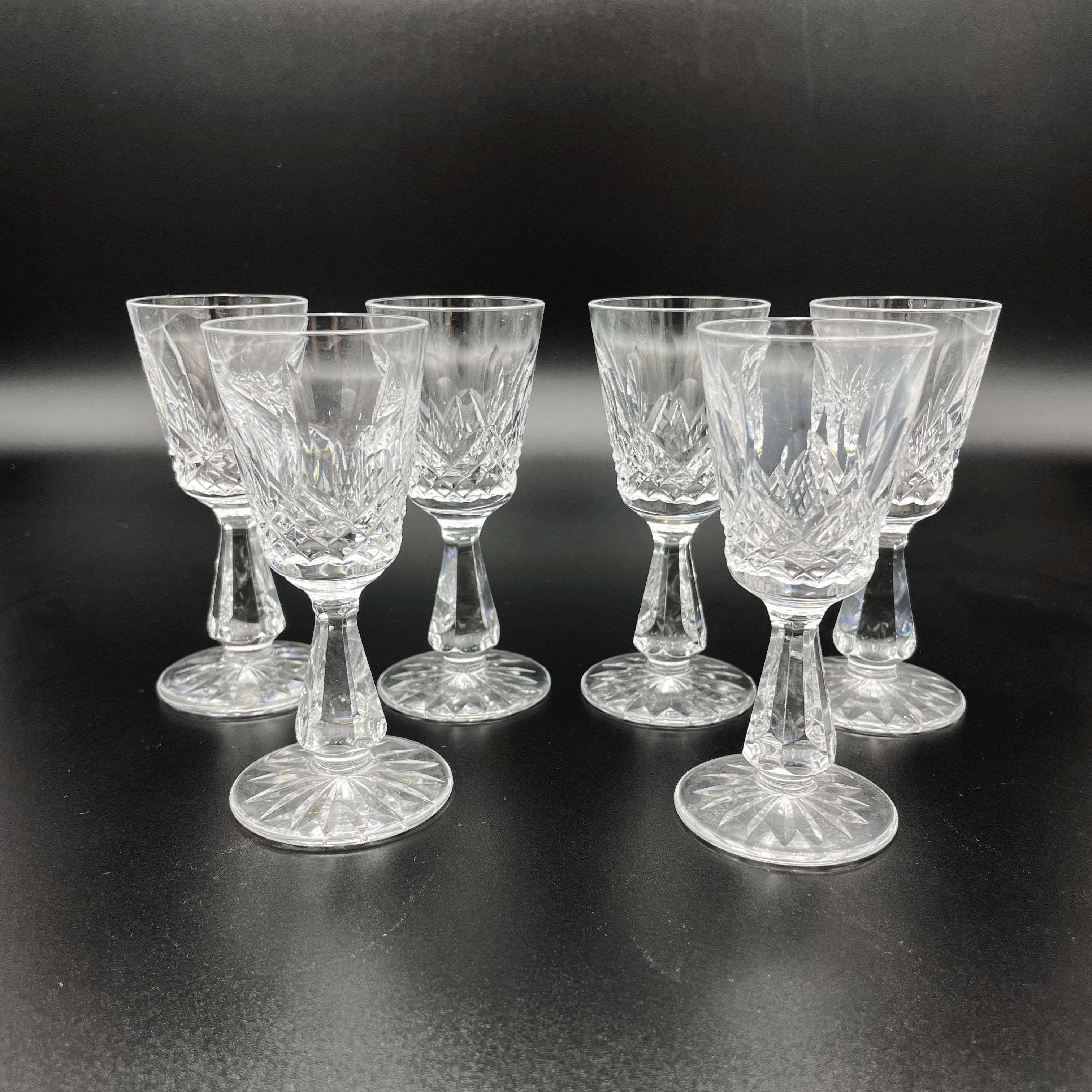 Waterford Crystal Glasses - Set on sale of 6