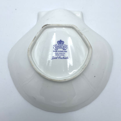 Aynsley 'Just Orchids' Shell Dish - 13cm