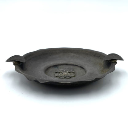 Antique Sterling Silver Peruvian Ashtray - 8cm