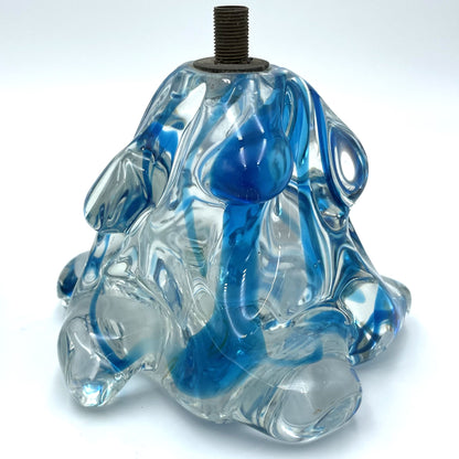 Art Glass Lamp Base Pair - 9cm