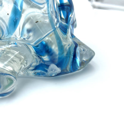 Art Glass Lamp Base Pair - 9cm