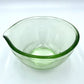 Green Depression Glass Mixing Bowl - 13cm