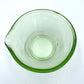 Green Depression Glass Mixing Bowl - 13cm