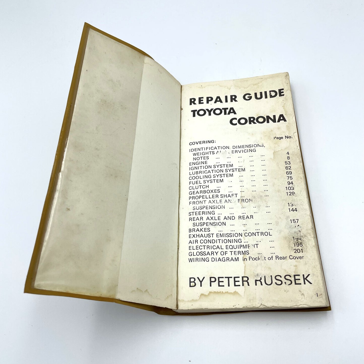 Vintage Toyota Corona Manual - 19cm