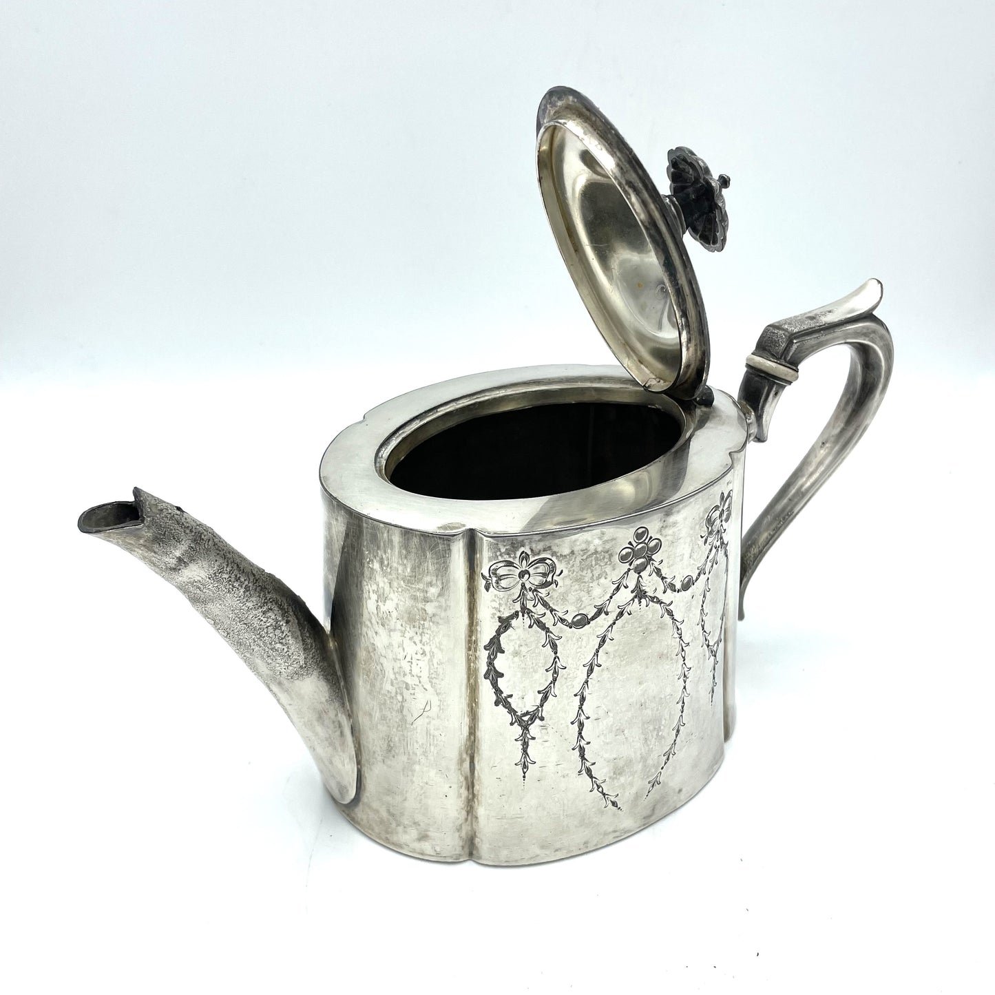 James Dixon & Sons For Saunders Of Sydney Silver-Plated Teapot - 27cm
