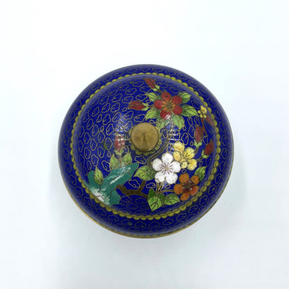 Large Cloisonne Trinket Box - 12cm