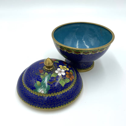 Large Cloisonne Trinket Box - 12cm