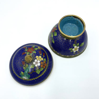 Large Cloisonne Trinket Box - 12cm