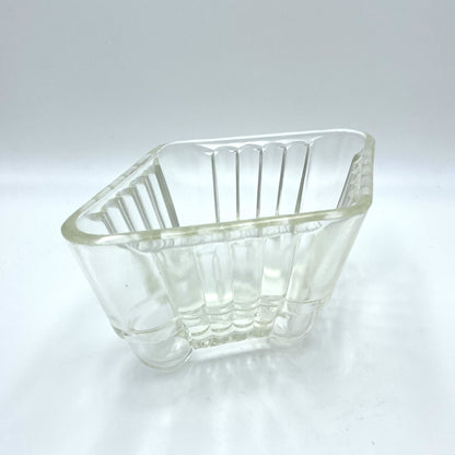 Large Vintage Clear Glass Jelly Mould - 22cm