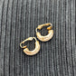 Gold Dior Clip-On Earrings