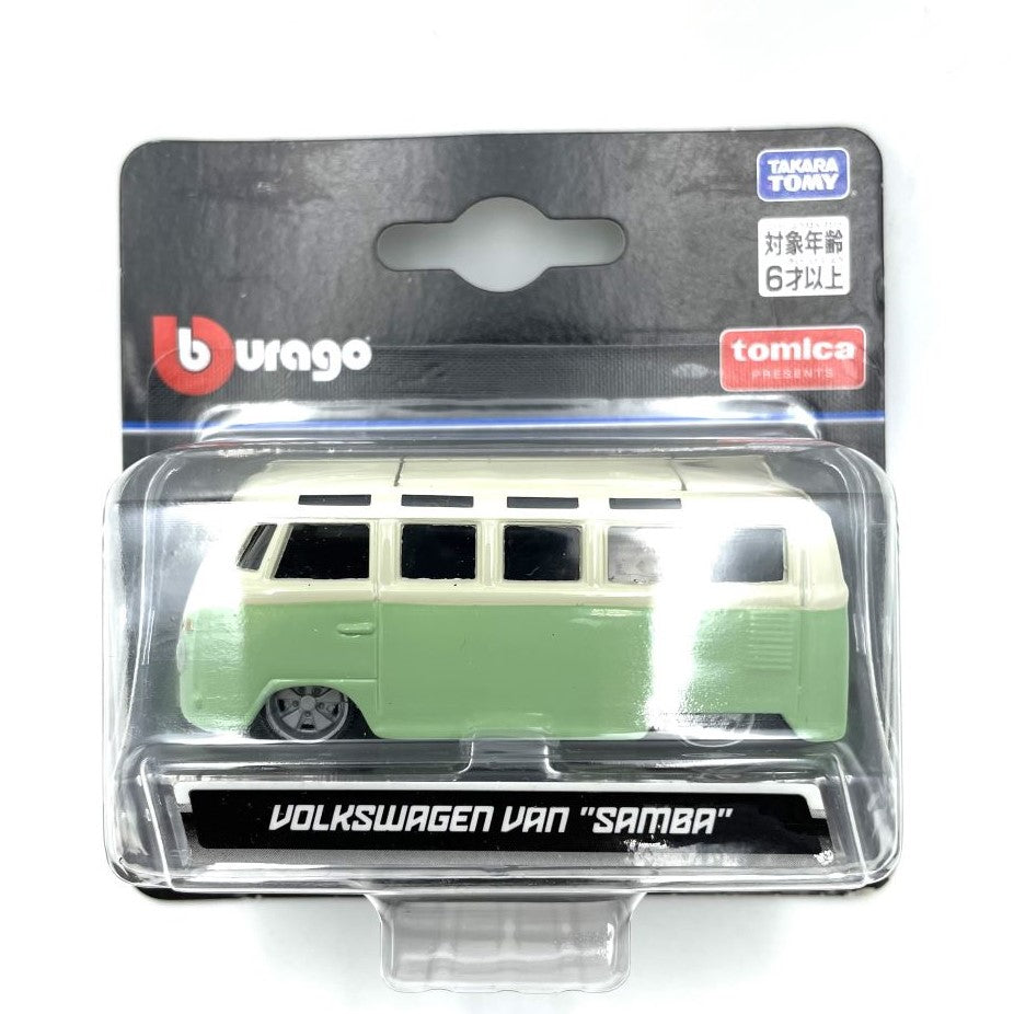 Tomica Presents Bburago - Volkswagen Van 'Samba' - 3"