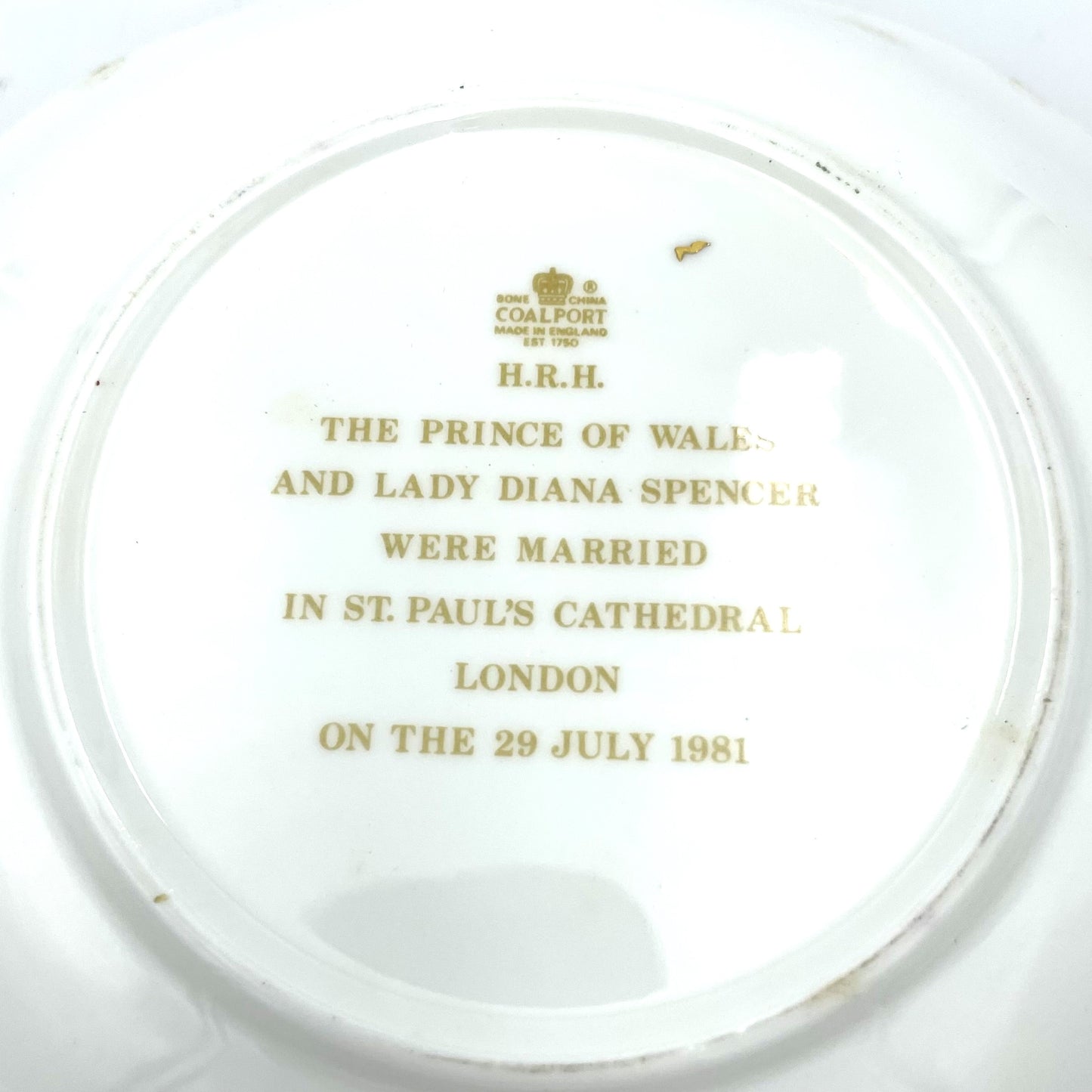 Coalport Royal Wedding Charles and Diana Bowl - 20cm