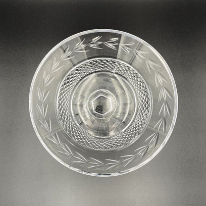 Vintage Waterford Crystal Glandore Cut Compote Pedestal Candy Dish - 14cm