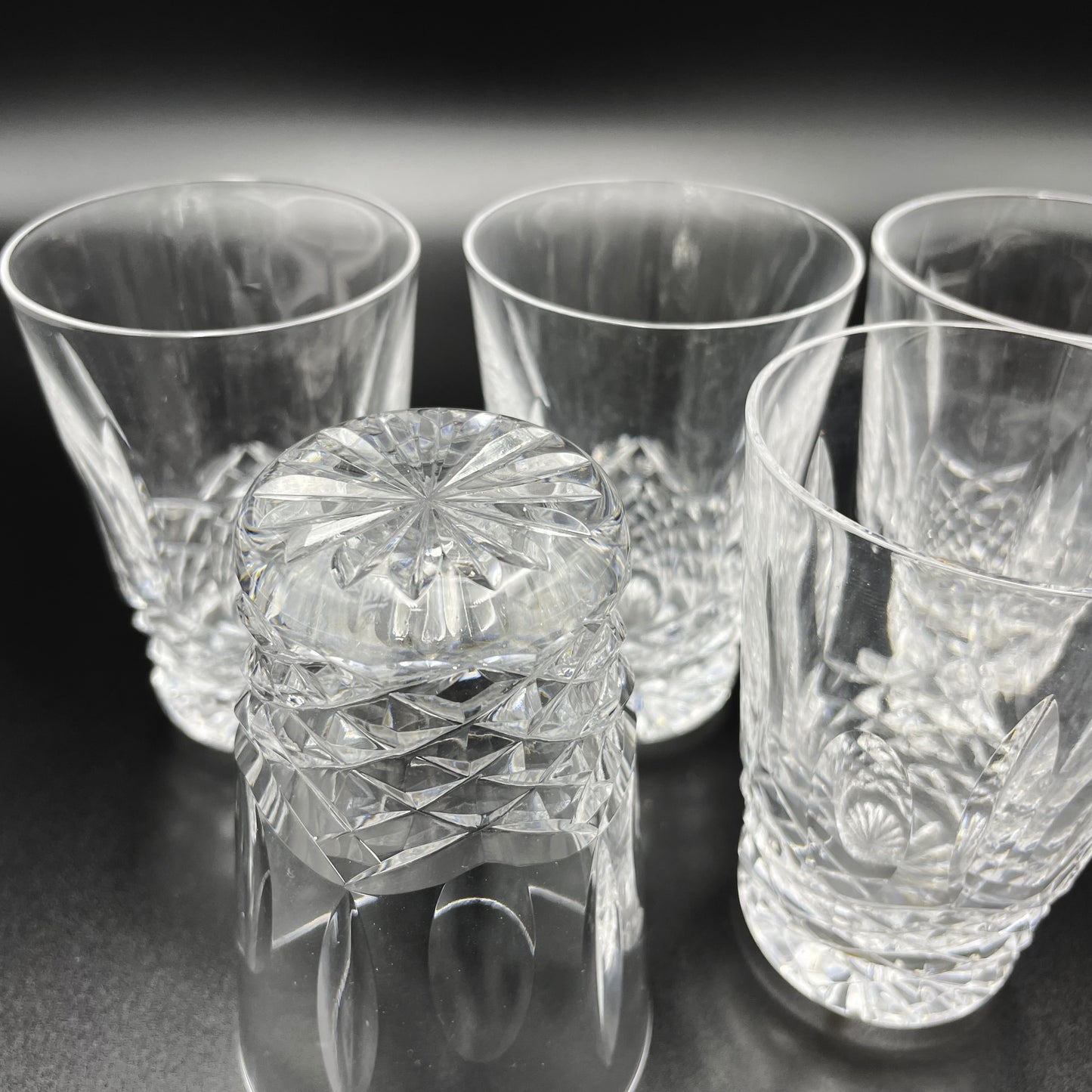 Waterford Crystal Five Water Glasses