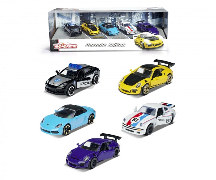 Majorette - Porsche - 5 Piece Gift Pack