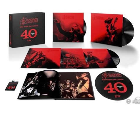 NEW - Saxon The Eagle Has Landed 40 Live 3LP