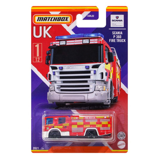 Matchbox - Best of UK - Scania P 360 Fire Truck 1:64