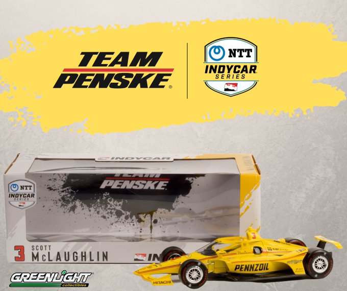 Greenlight 2021 NTT IndyCar - Team Penske Scott McLaughlin - Pennzoil - 1:18 Scale