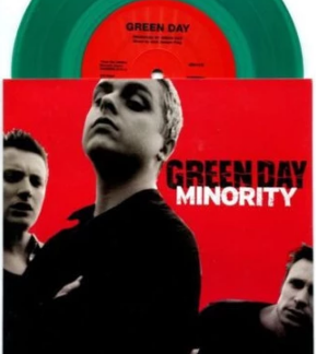 NEW - Greenday, Minority 7" (Green Vinyl)