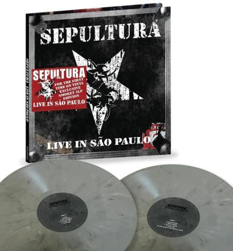NEW - Sepultura, Live in Sao Paulo (Smokey Grey) 2LP